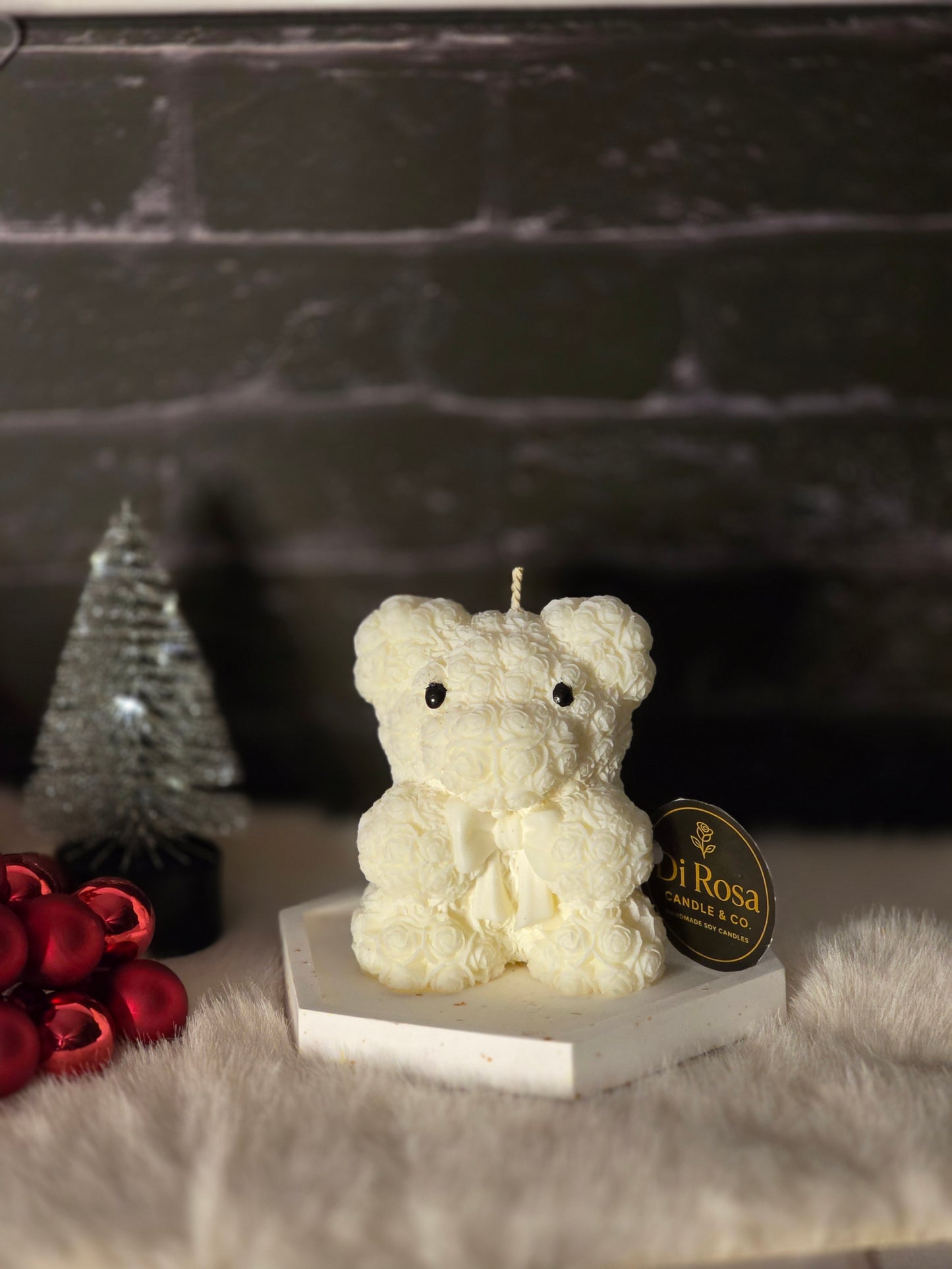 Teddy Schleife Groß - Bear Candle