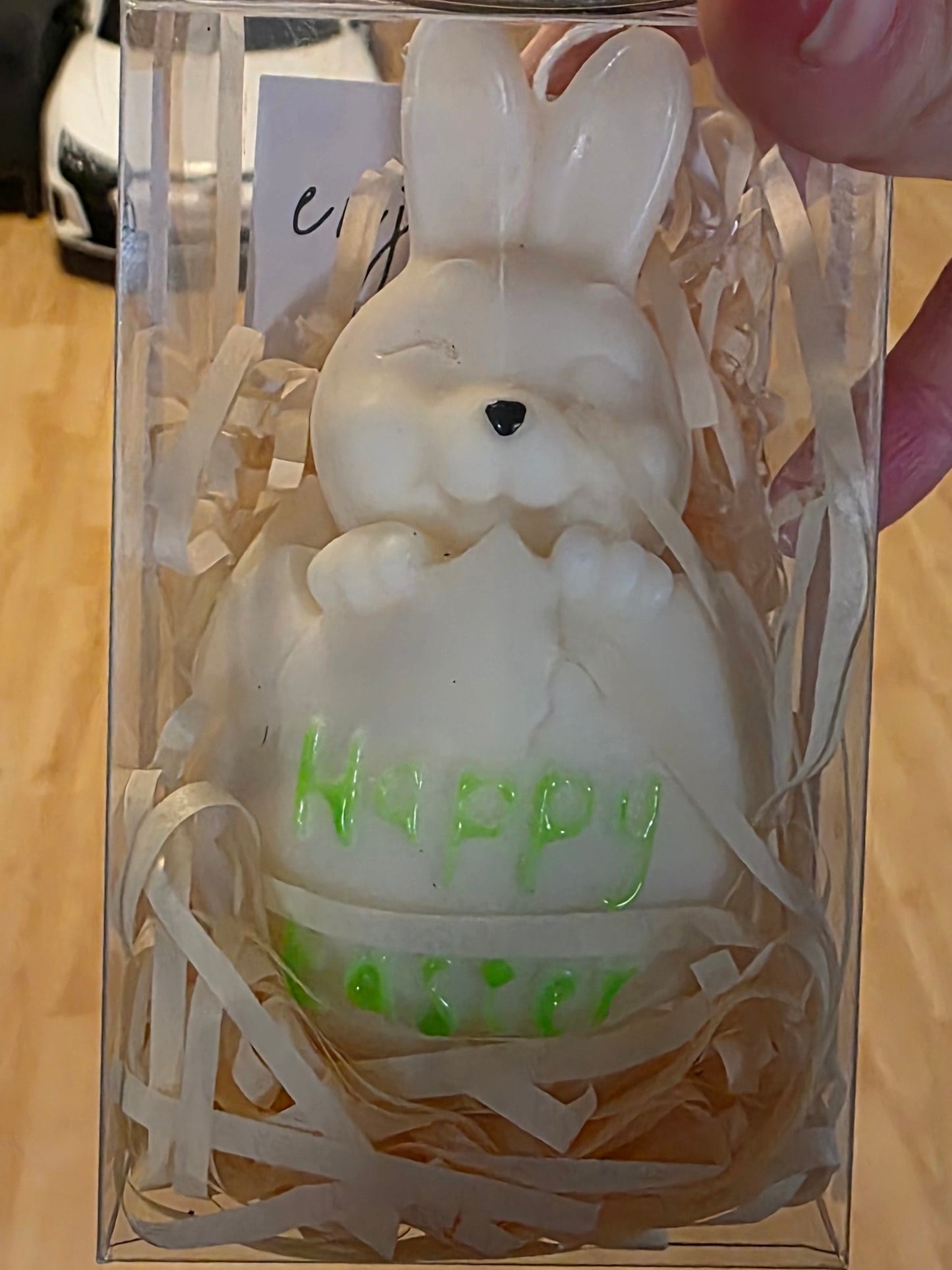 Happy Bunny Kerze – süße Osterdeko & Geschenkidee