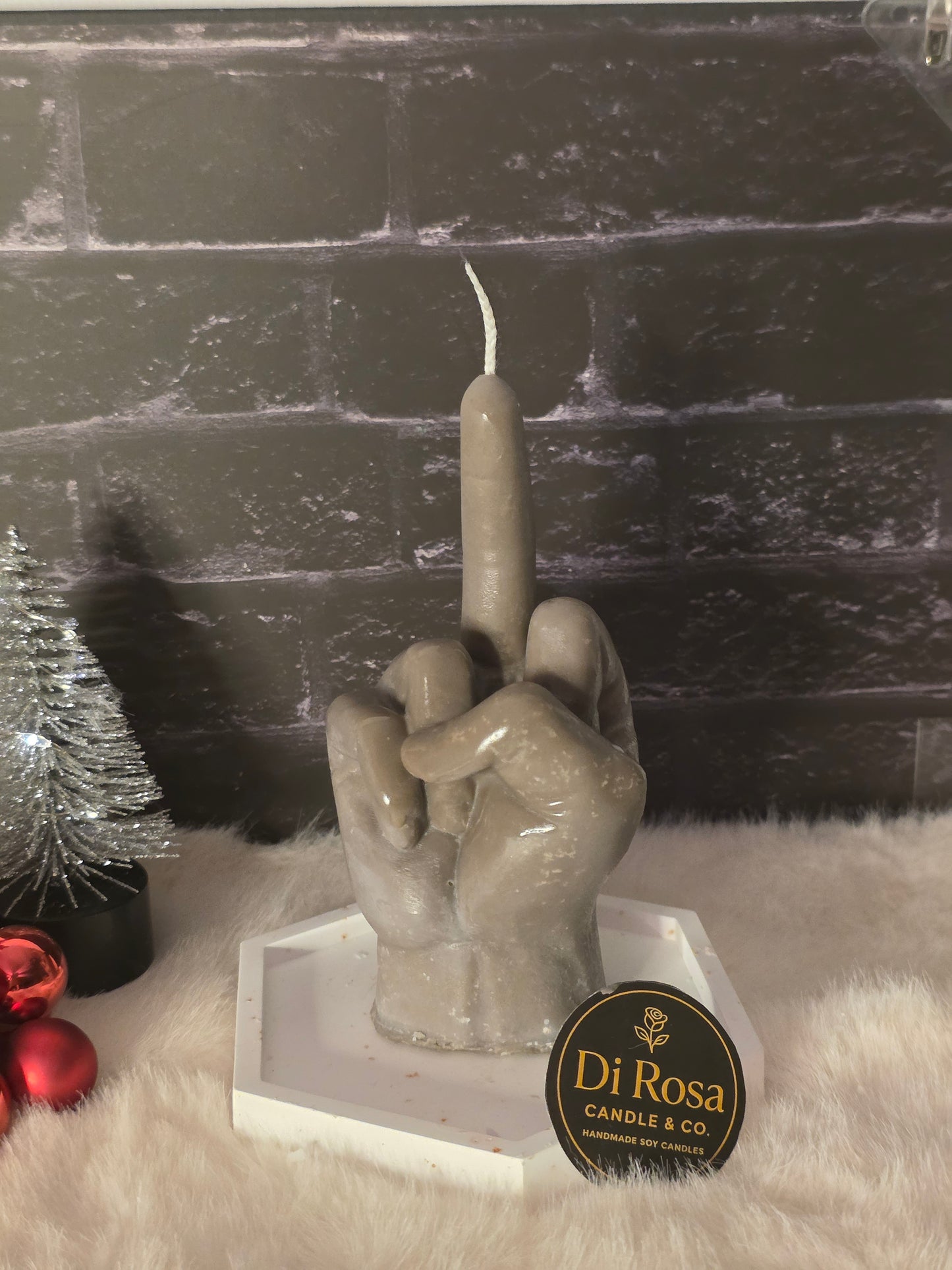 Statement Hand Candle Large