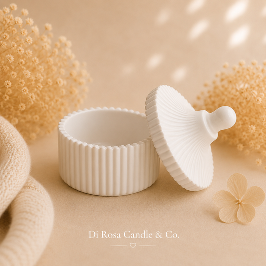 Ribbed Ceramic Bowl