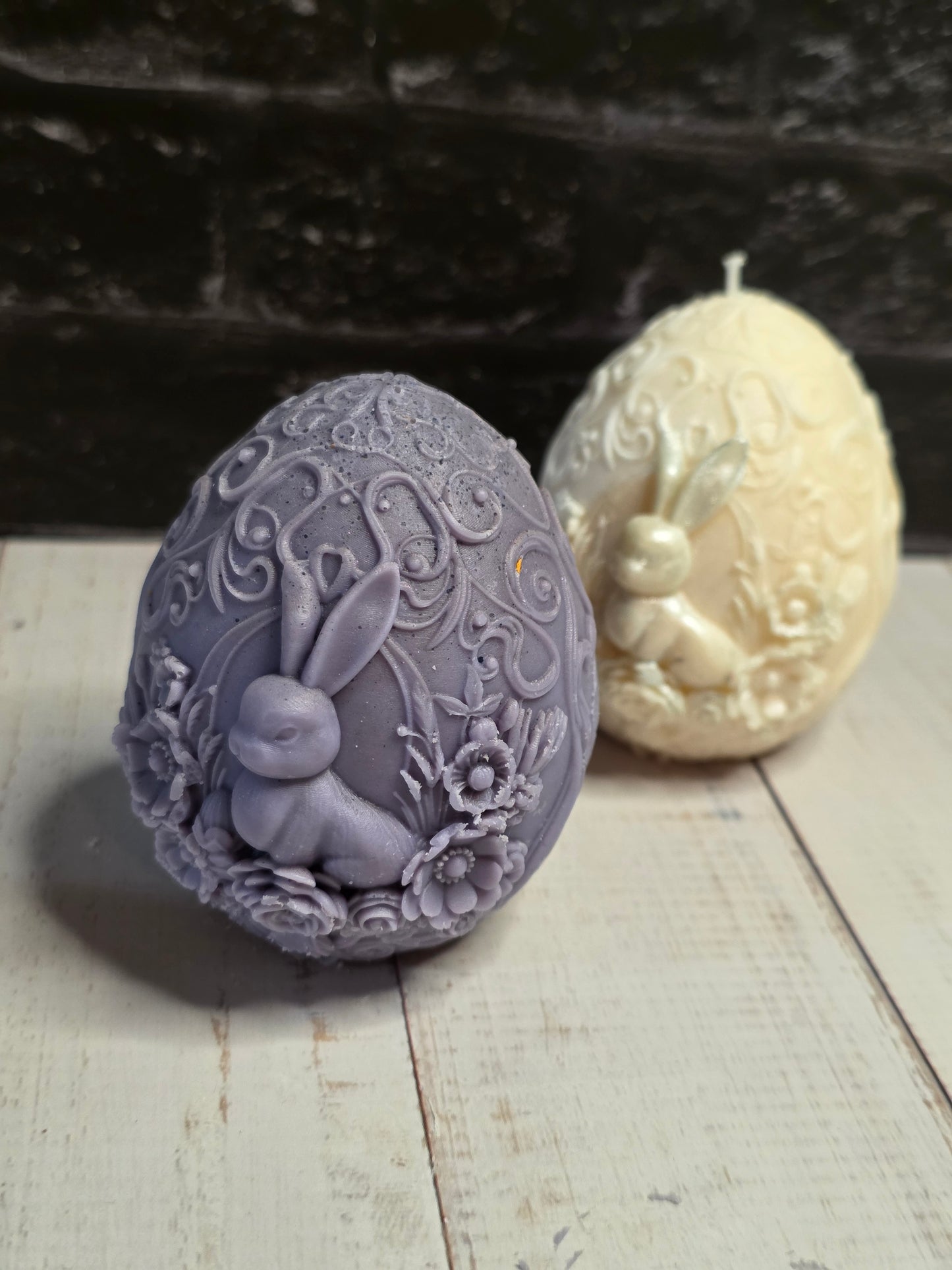 Oster Ei Kerze mit Blumen – frühlingshafte Geschenkidee „Easter Egg Bloom“