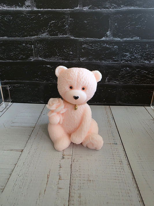 Teddy-Rose Duftkerze – das perfekte Geschenk mit Herz