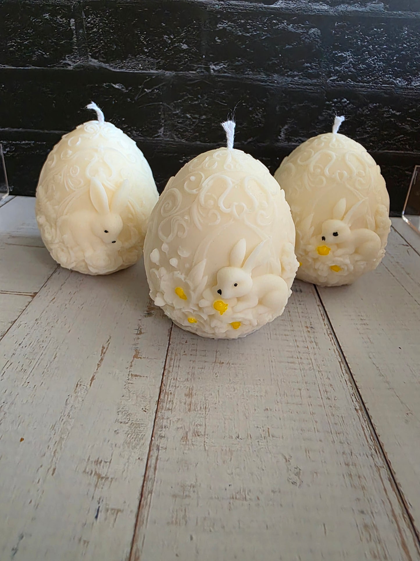 Oster Ei Kerze mit Blumen – frühlingshafte Geschenkidee „Easter Egg Bloom“