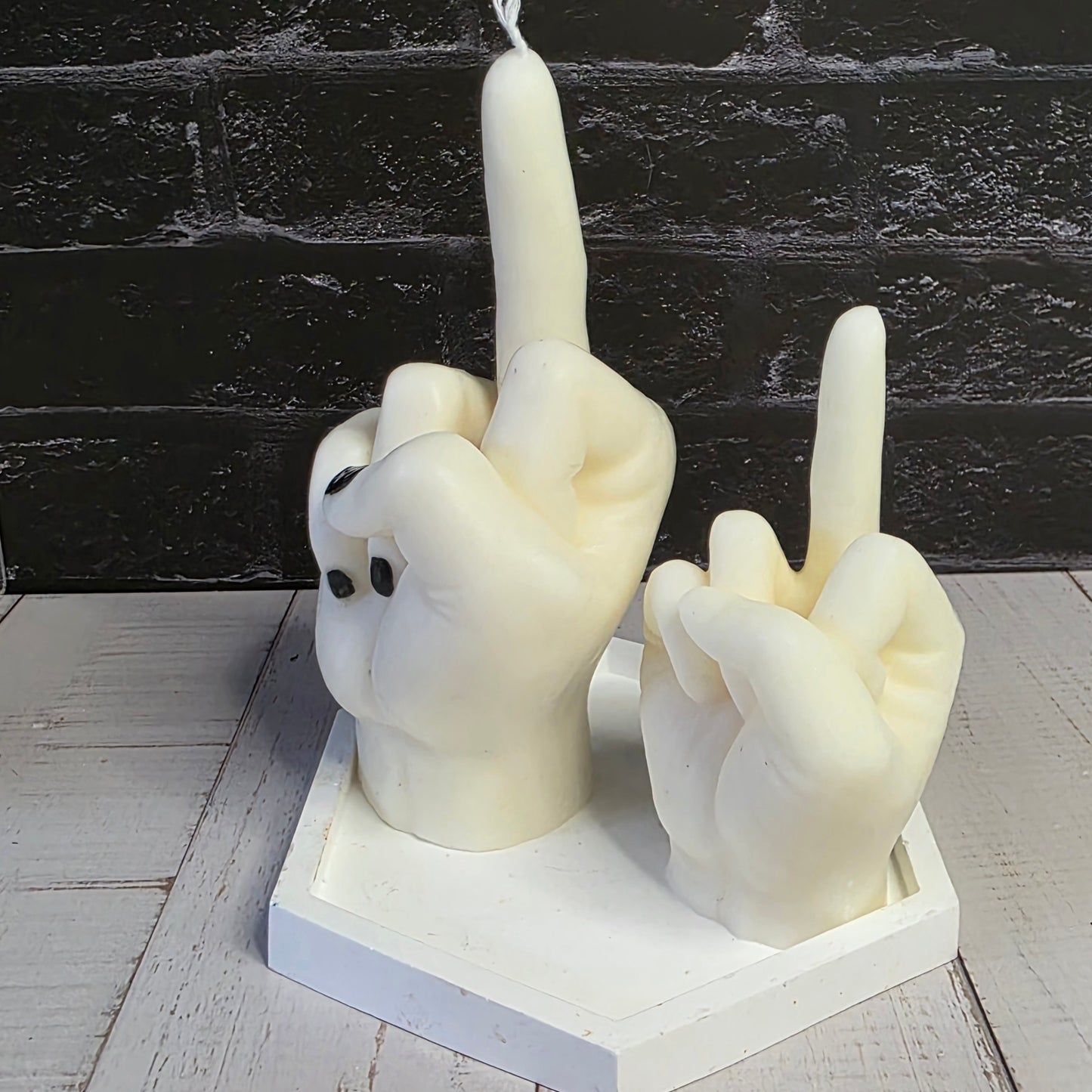 Statement Hand Candle Large