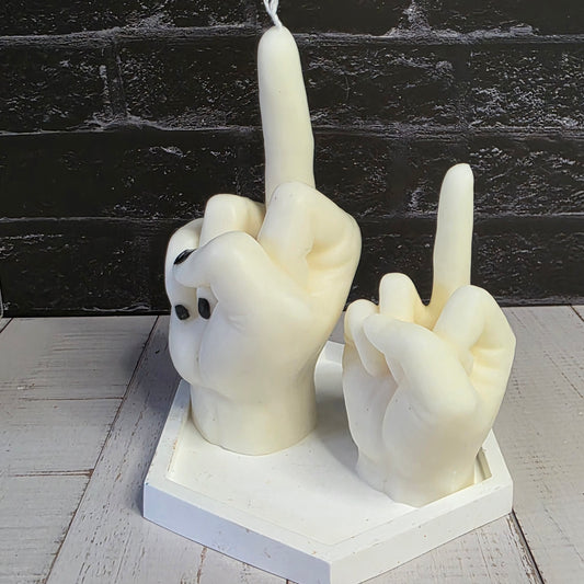 Statement Hand Candle Large