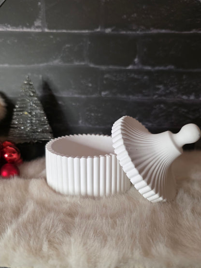 Ribbed Ceramic Bowl