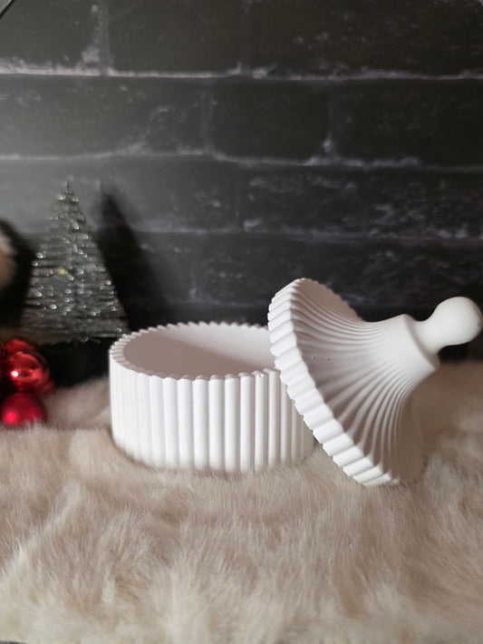 Ribbed Ceramic Bowl