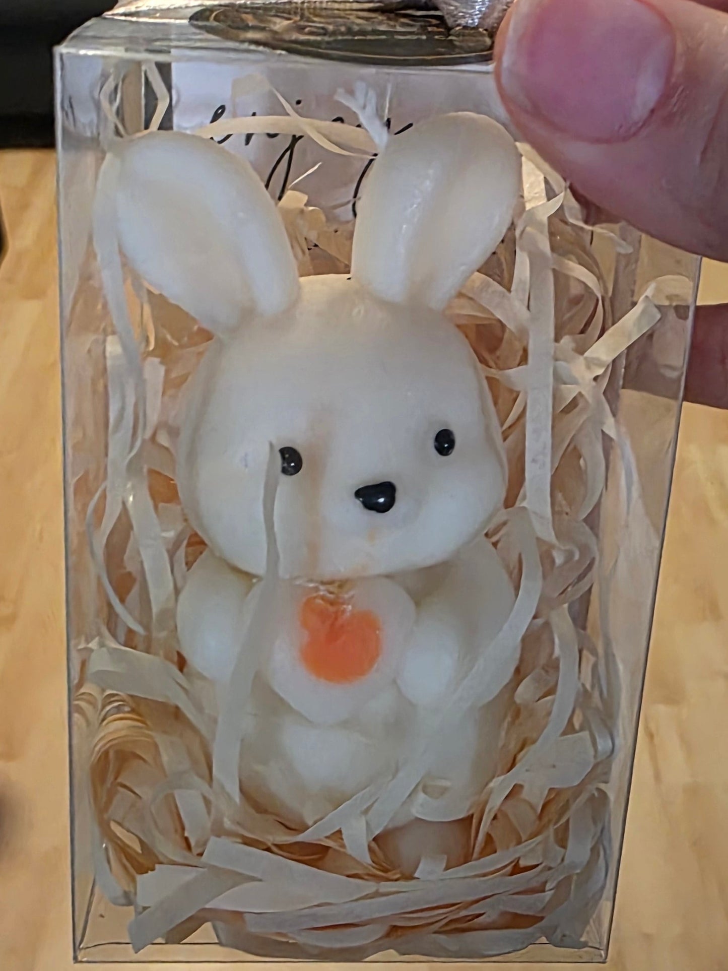 Osterhase Herzchen Kerze – kleine Geschenkidee mit Liebe
