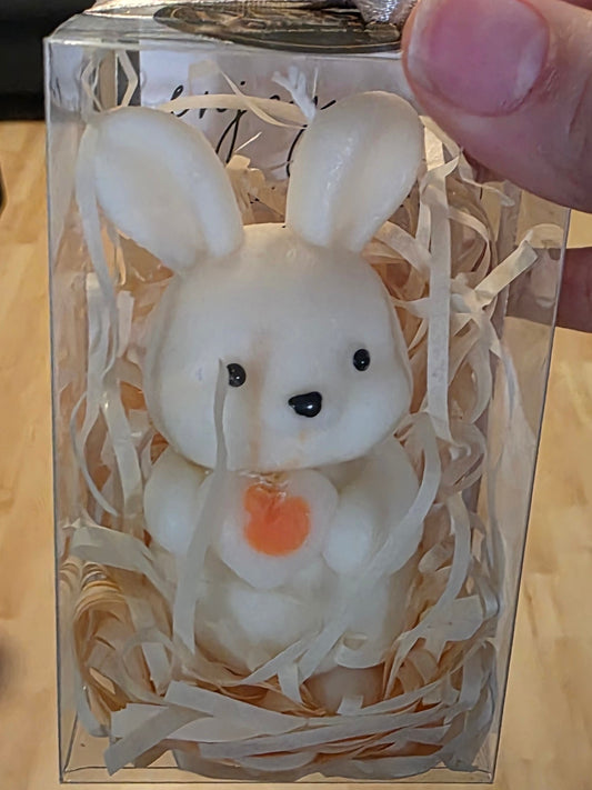 Osterhase Herzchen Kerze – kleine Geschenkidee mit Liebe