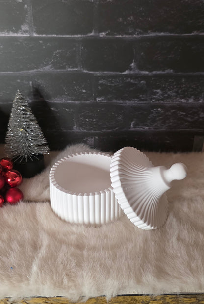 Ribbed Ceramic Bowl