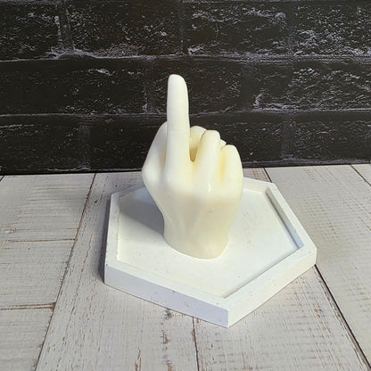 Statement Hand Candle Large