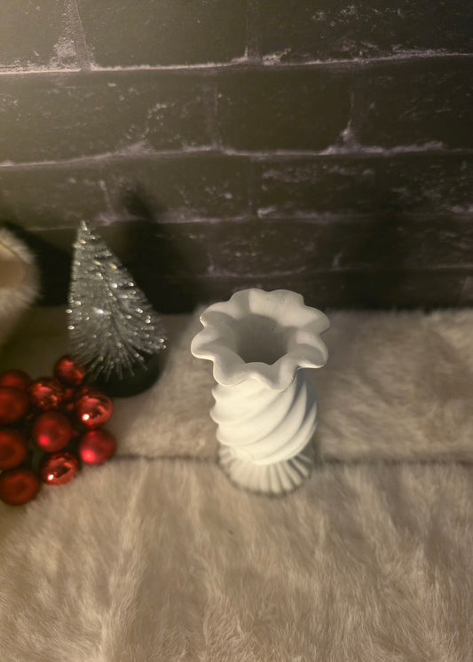 Deko-Vase „Twist White“