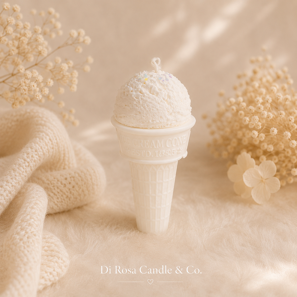 Icecream Cone Candle