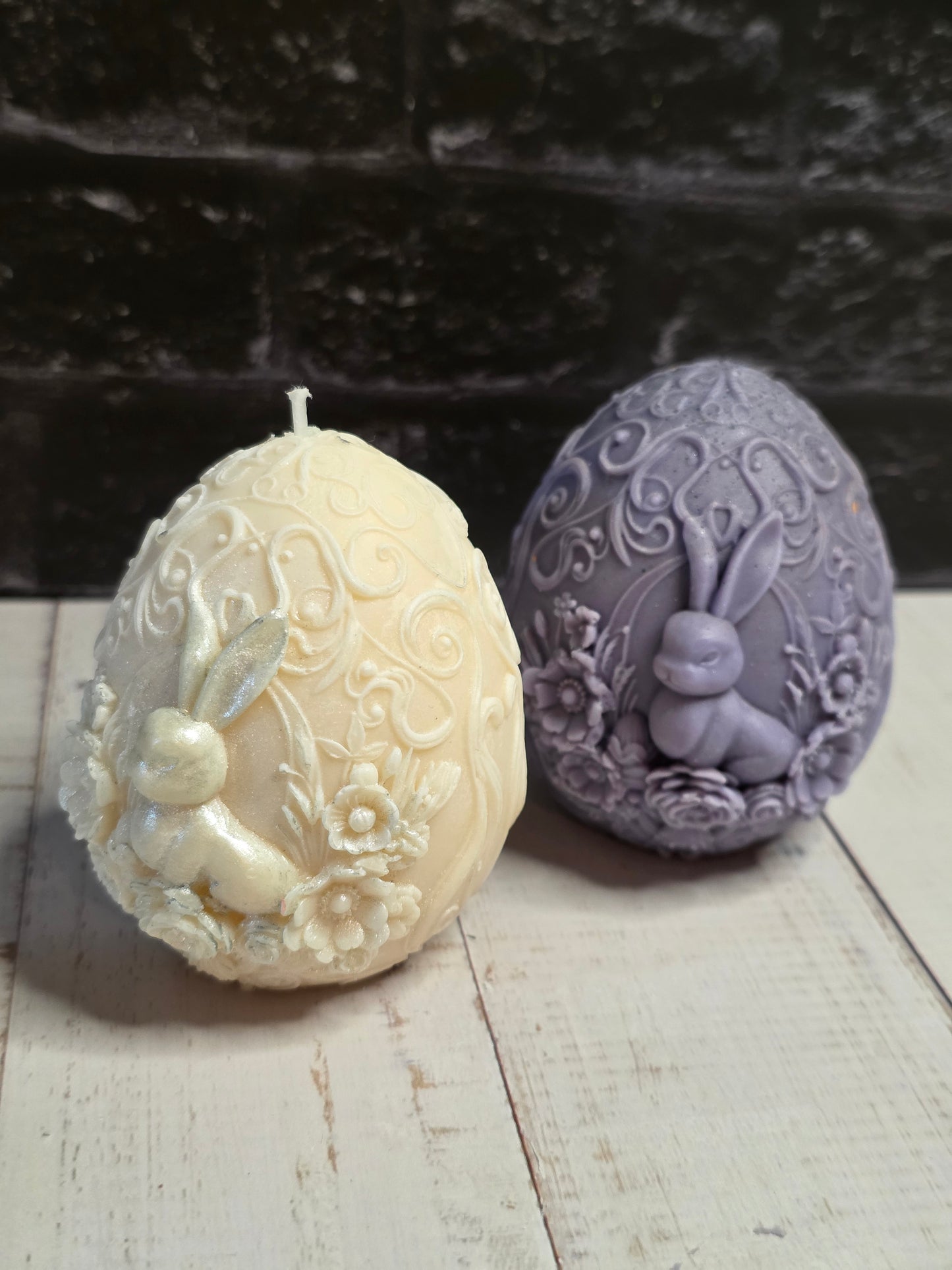 Oster Ei Kerze mit Blumen – frühlingshafte Geschenkidee „Easter Egg Bloom“